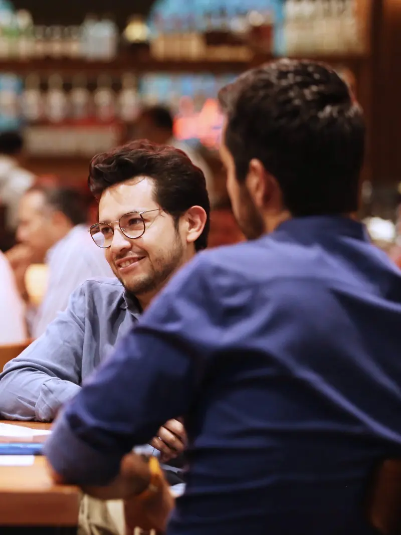 Miembros de EO Mérida durante una reunión de Foro